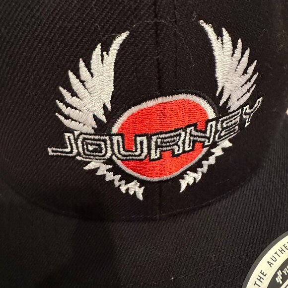 YUPOONG JOURNEY HAT NEW BLACK SNAPBACK - Picture 4 of 7